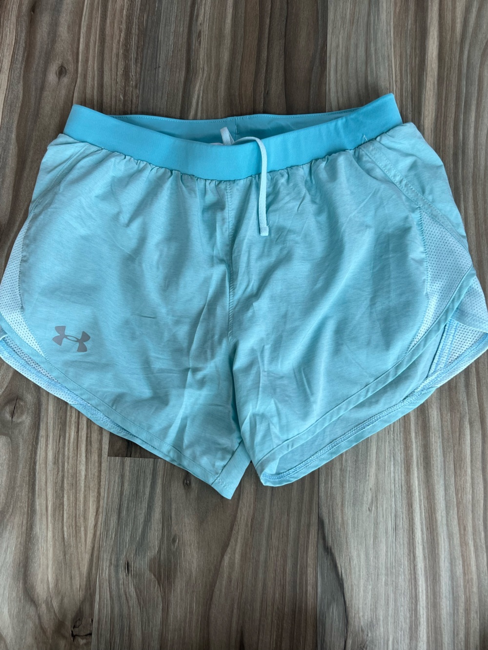 Under Armour Light Blue women's Athletic Shorts
